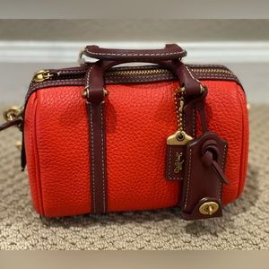 Coach Ruby 18 Red Orange